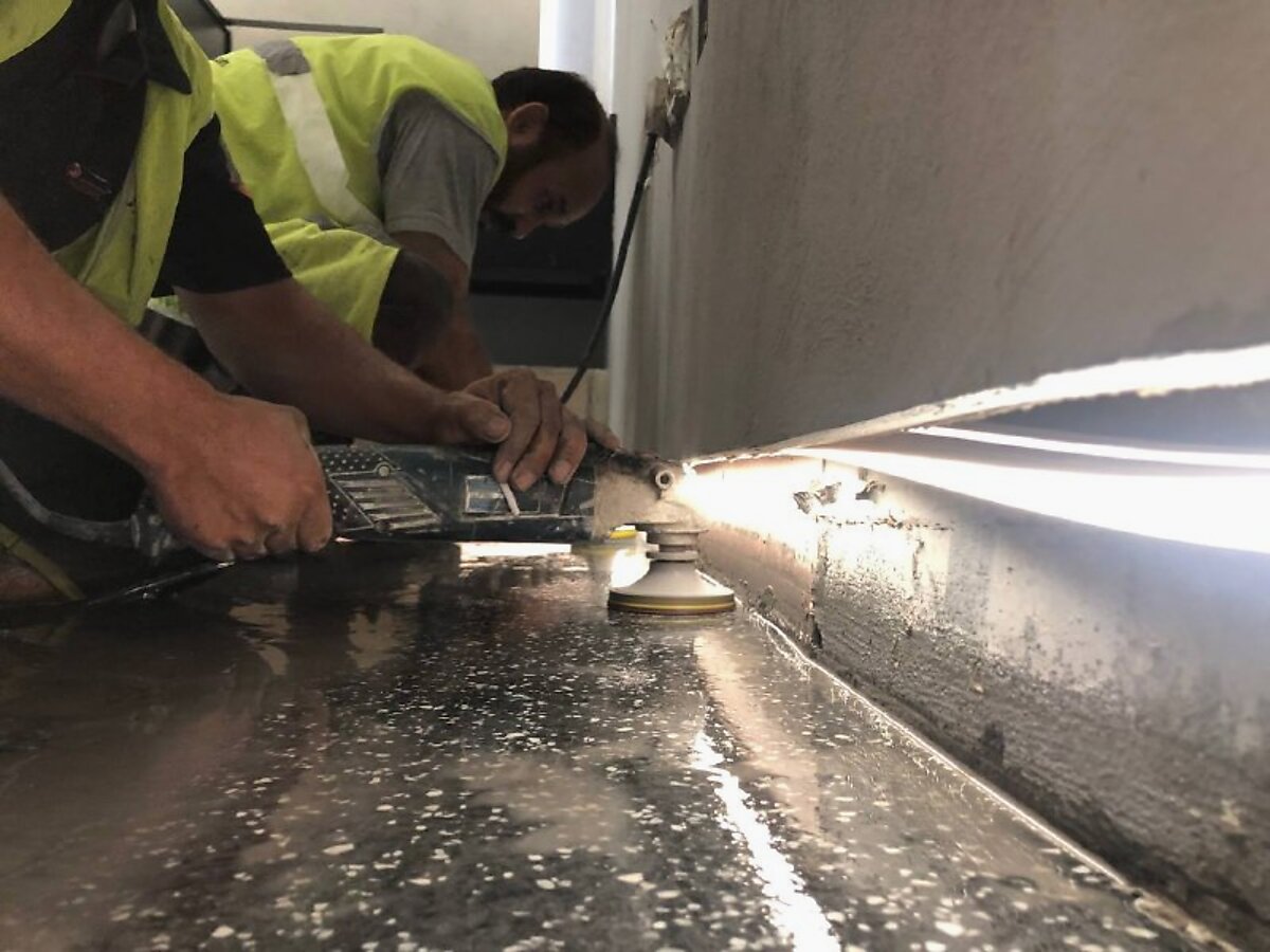 Salon Project, DIFC seamless terrazzo project image